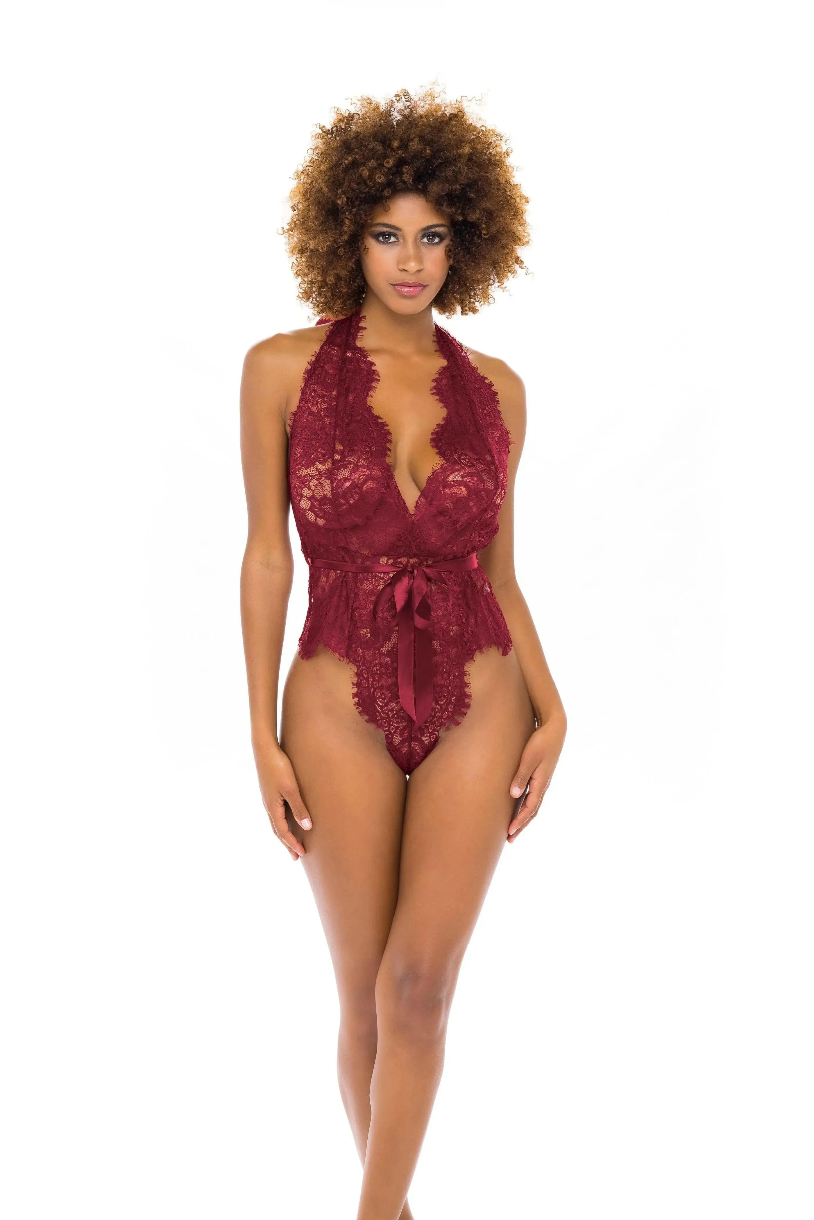 Naomi Eyelash Lace Teddy