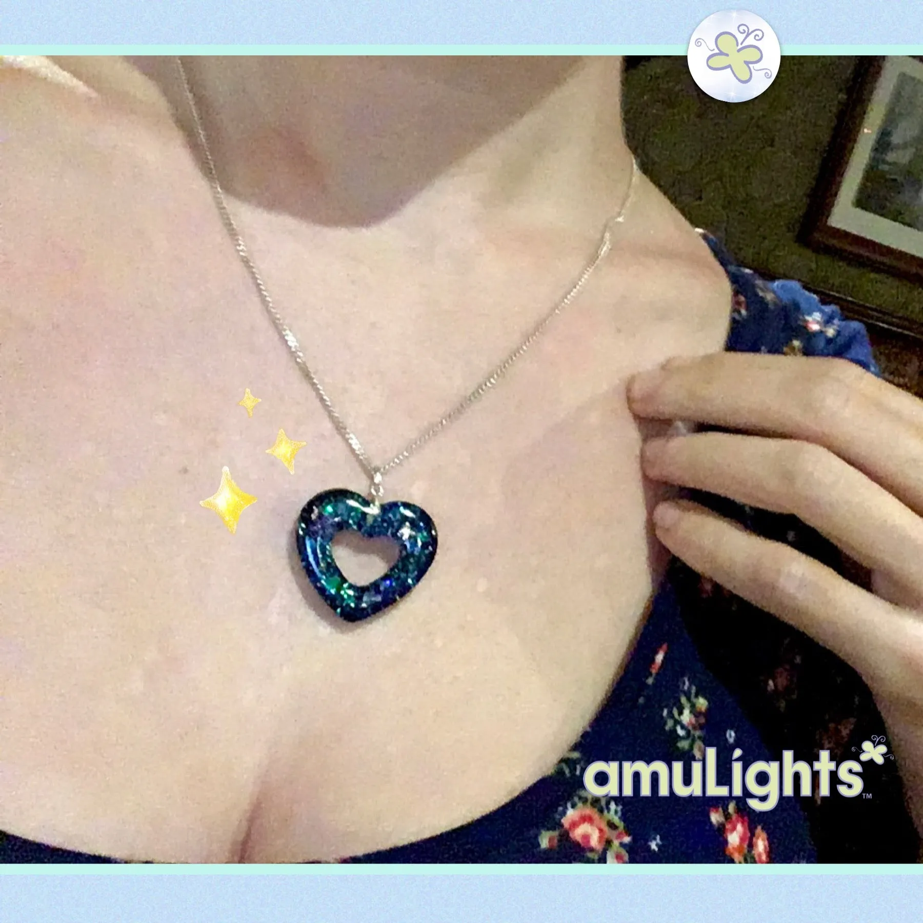 NightDrops: Heart Ring Pendant