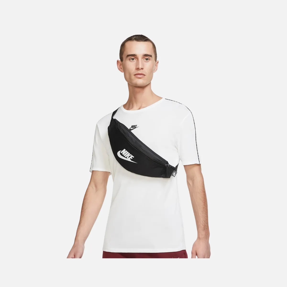 Nike Heritage Waistpack (3L) -Black/Black/White