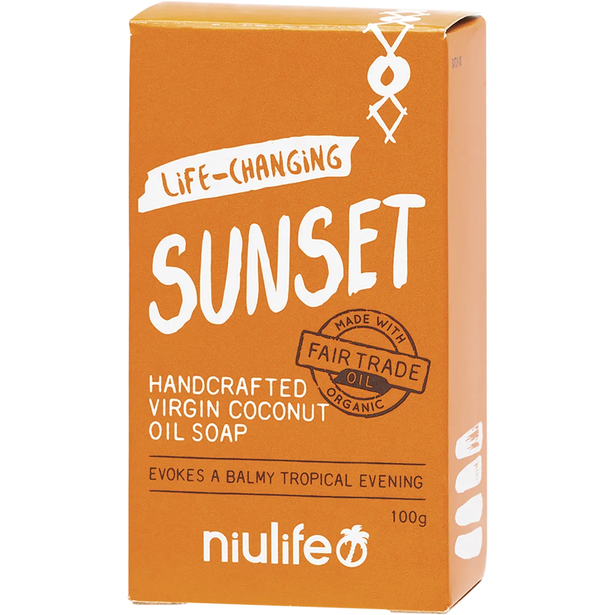 Niulife | Coconut Oil Soap Sunset 100g