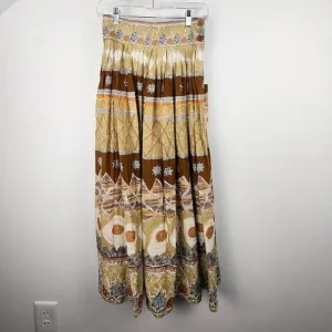 NWT Dorothy Schoelen Vintage 90s Midi Length Skirt Size 8 Celestial Mystical