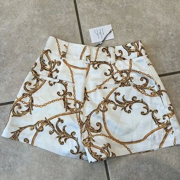NWT Generation Love Sena Chain Satin Shorts size 00