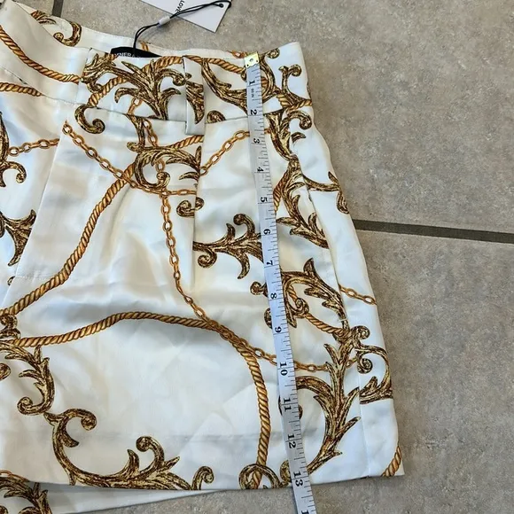 NWT Generation Love Sena Chain Satin Shorts size 00
