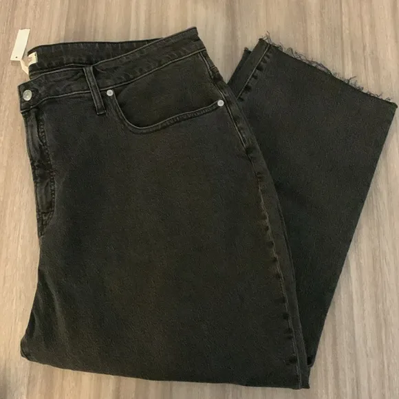 NWT Madewell The Curvy Perfect Vintage Straight Jean in Lunar Wash Size 26 W