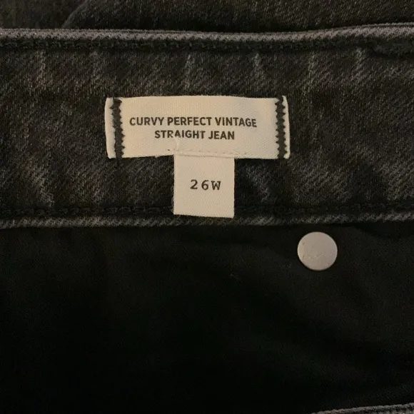 NWT Madewell The Curvy Perfect Vintage Straight Jean in Lunar Wash Size 26 W