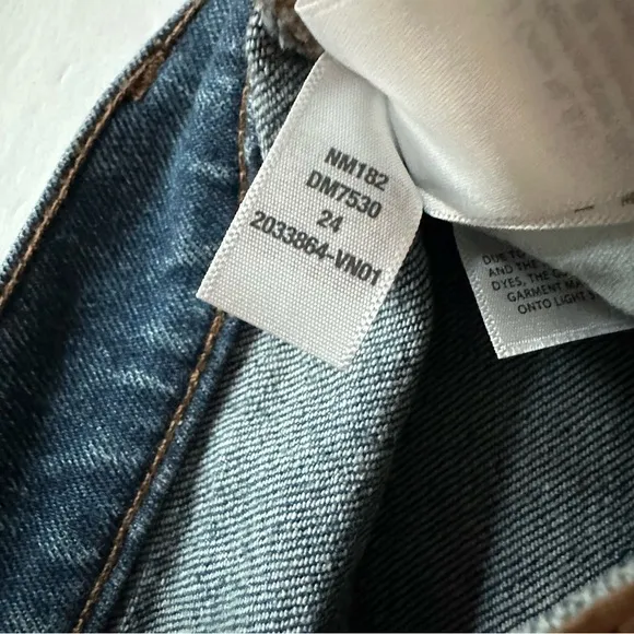 NWT Madewell The Perfect Vintage Jean in Decatur Wash | Size: 24