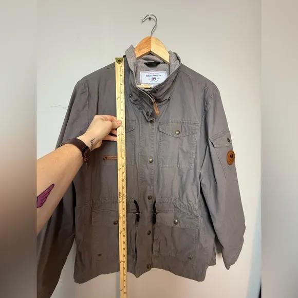 Obermeyer Heritage Collection Hazel Waxed Hooded Jacket Gray XL