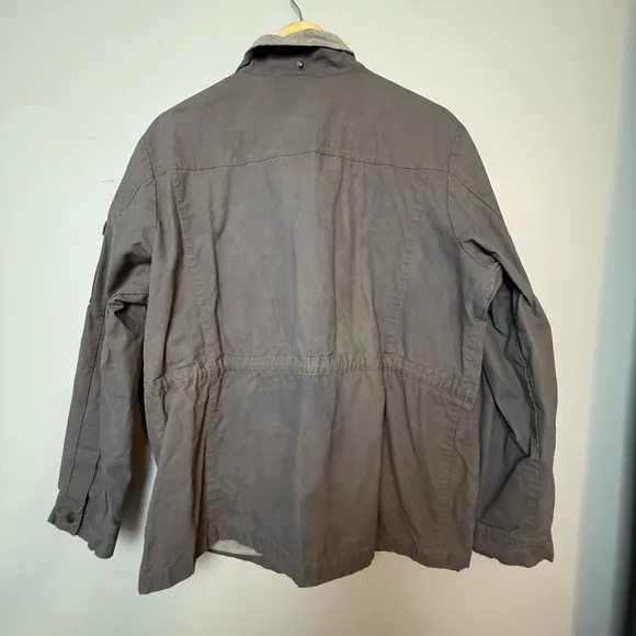 Obermeyer Heritage Collection Hazel Waxed Hooded Jacket Gray XL