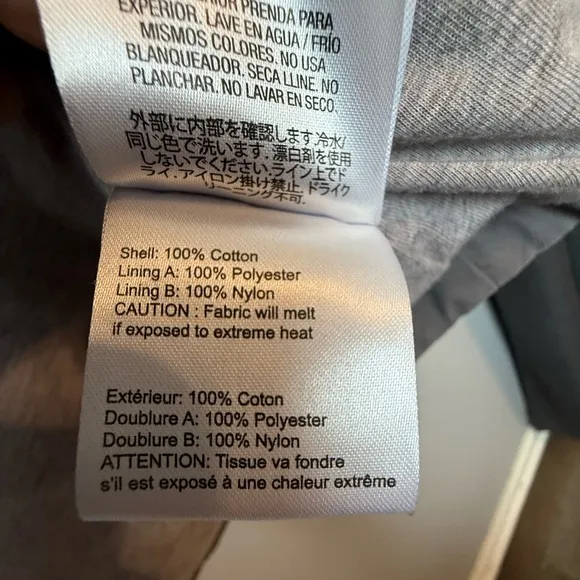 Obermeyer Heritage Collection Hazel Waxed Hooded Jacket Gray XL