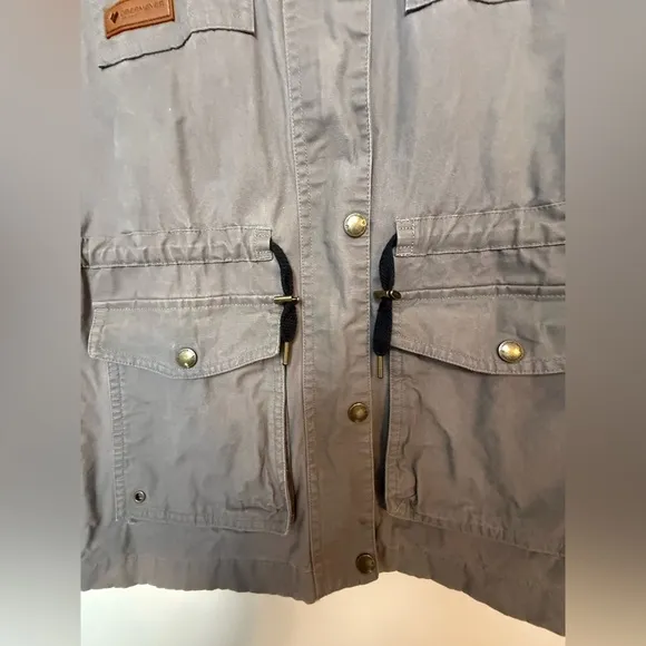 Obermeyer Heritage Collection Hazel Waxed Hooded Jacket Gray XL