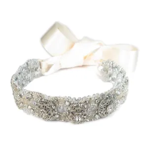 One-Of-A-Kind Jeweled Tapestry Tiara Headpiece