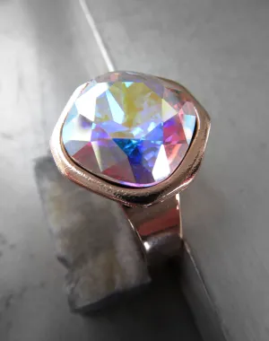 OTHER WORLD - AB Crystal Ring - Rose Gold