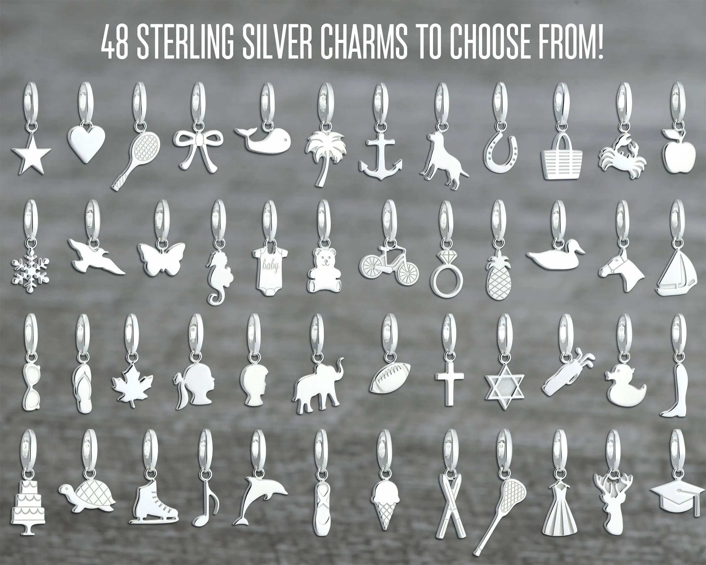 PALM TREE CHARM IN STERLING SILVER