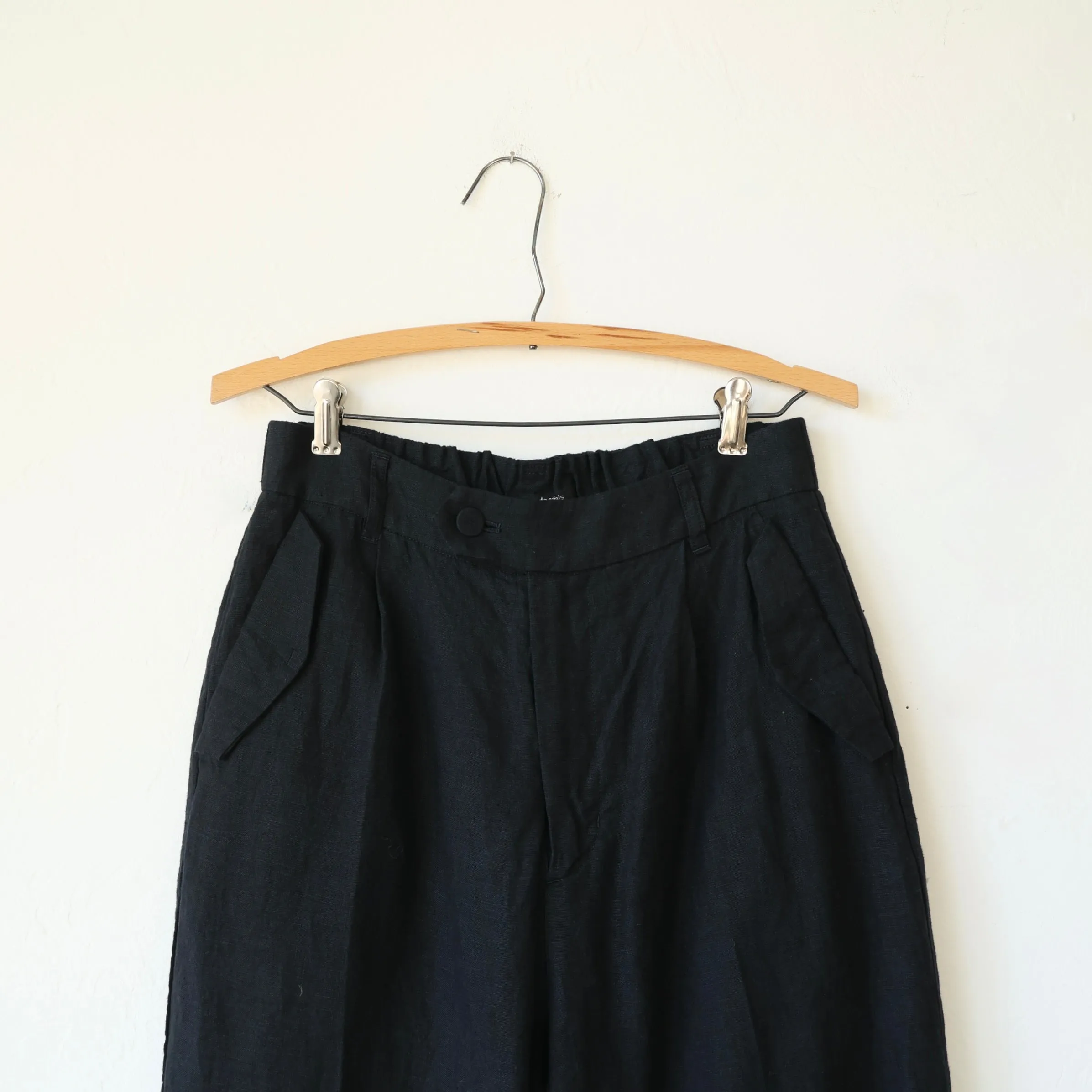 Pas de Calais Center Crease Pants - Midnight
