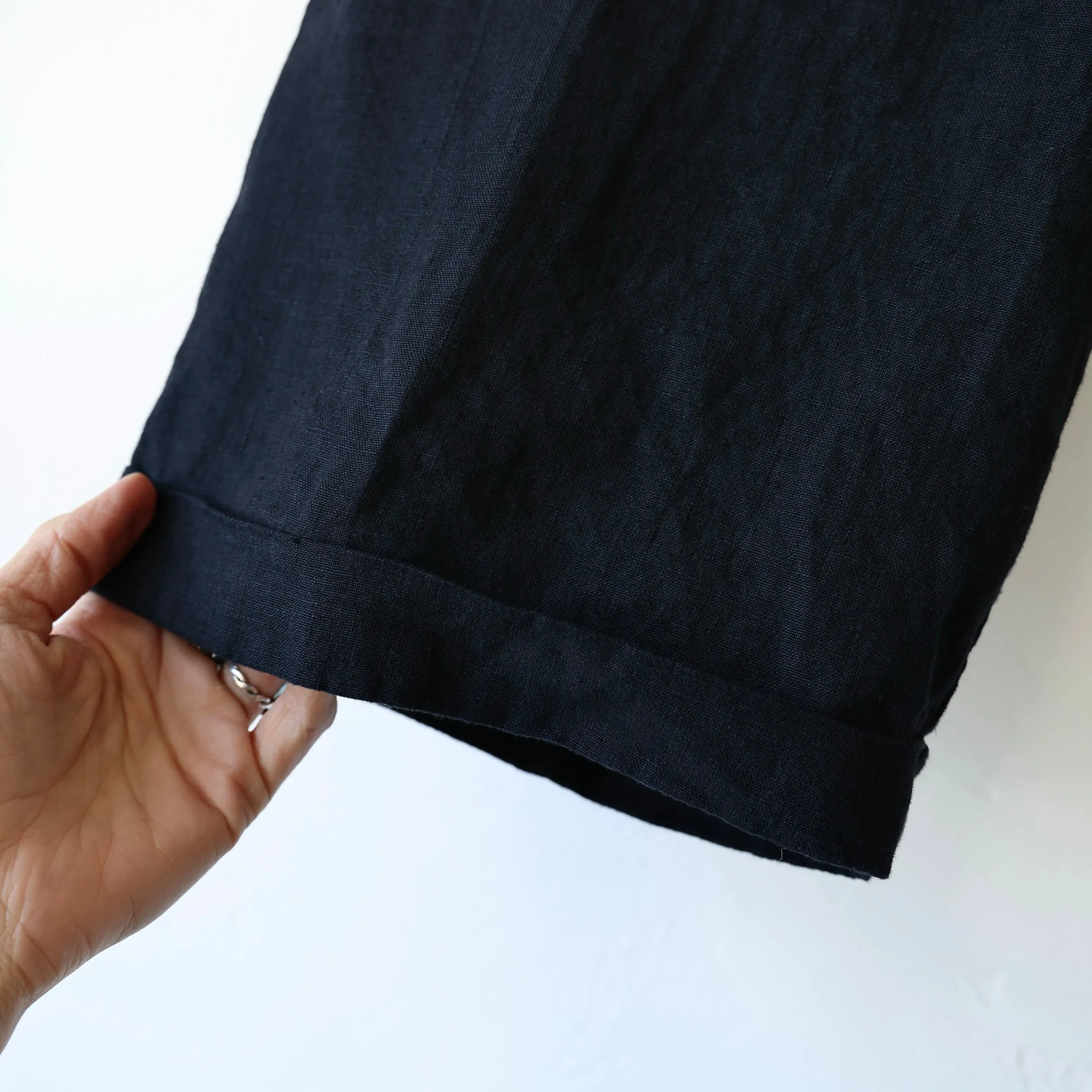 Pas de Calais Center Crease Pants - Midnight