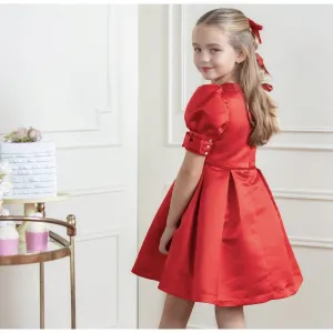 PATACHOU - Satin Party Dress - Red