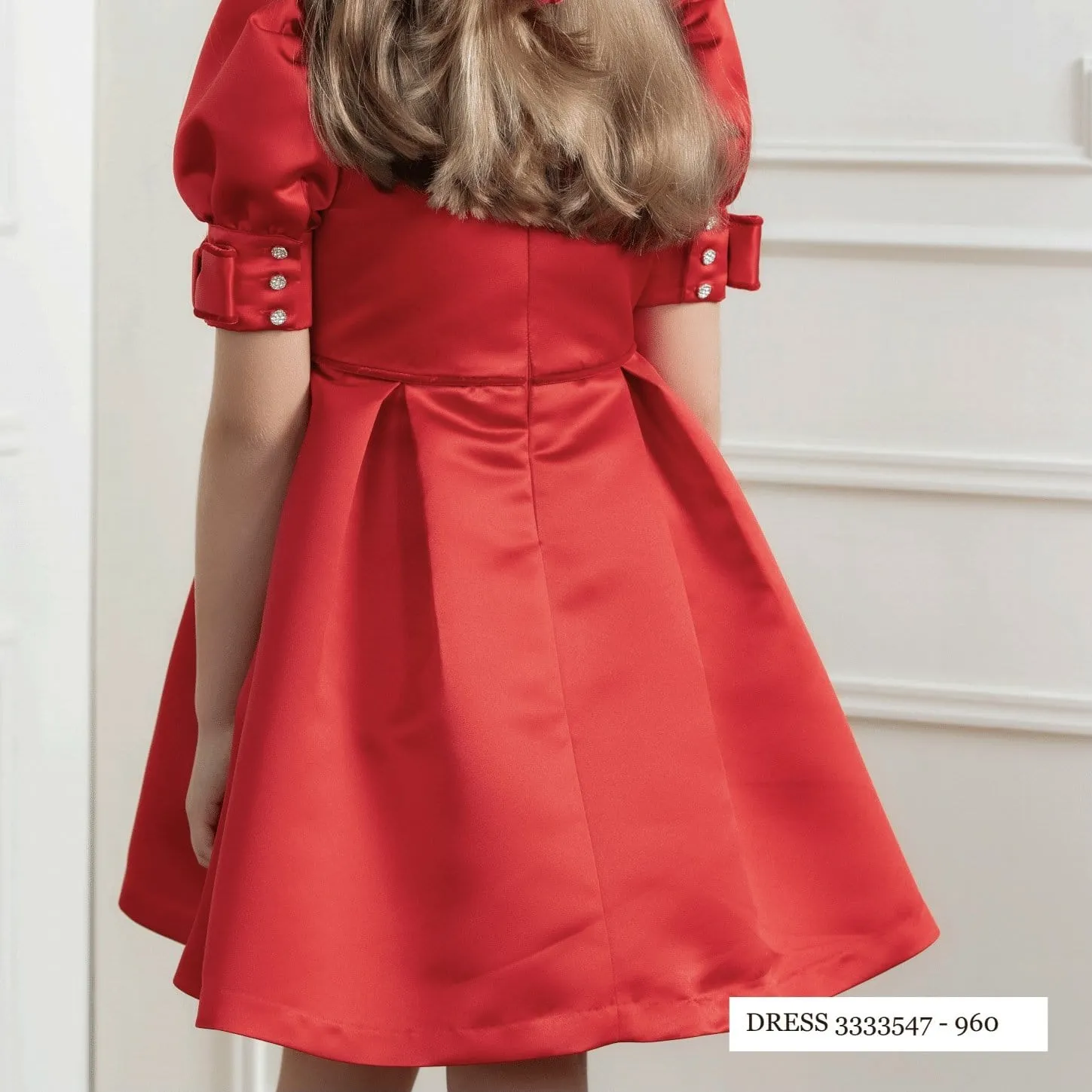 PATACHOU - Satin Party Dress - Red