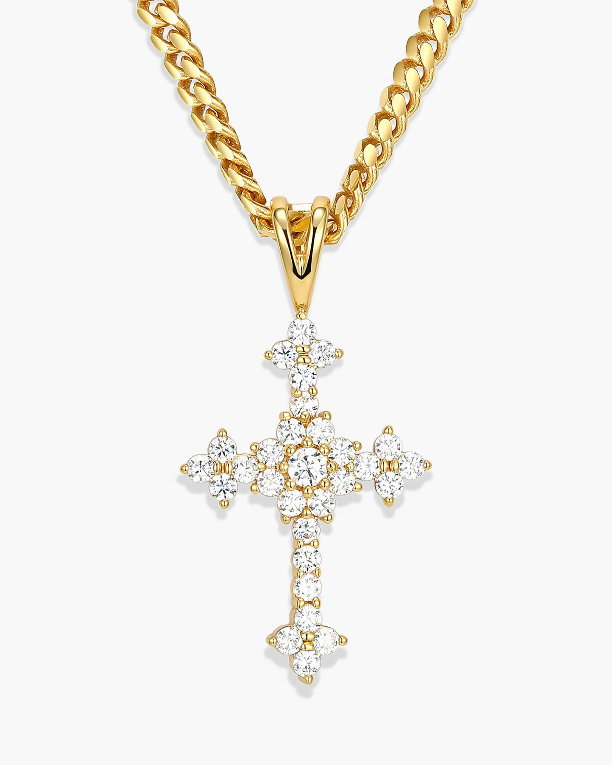 Pavé Cross Pendant