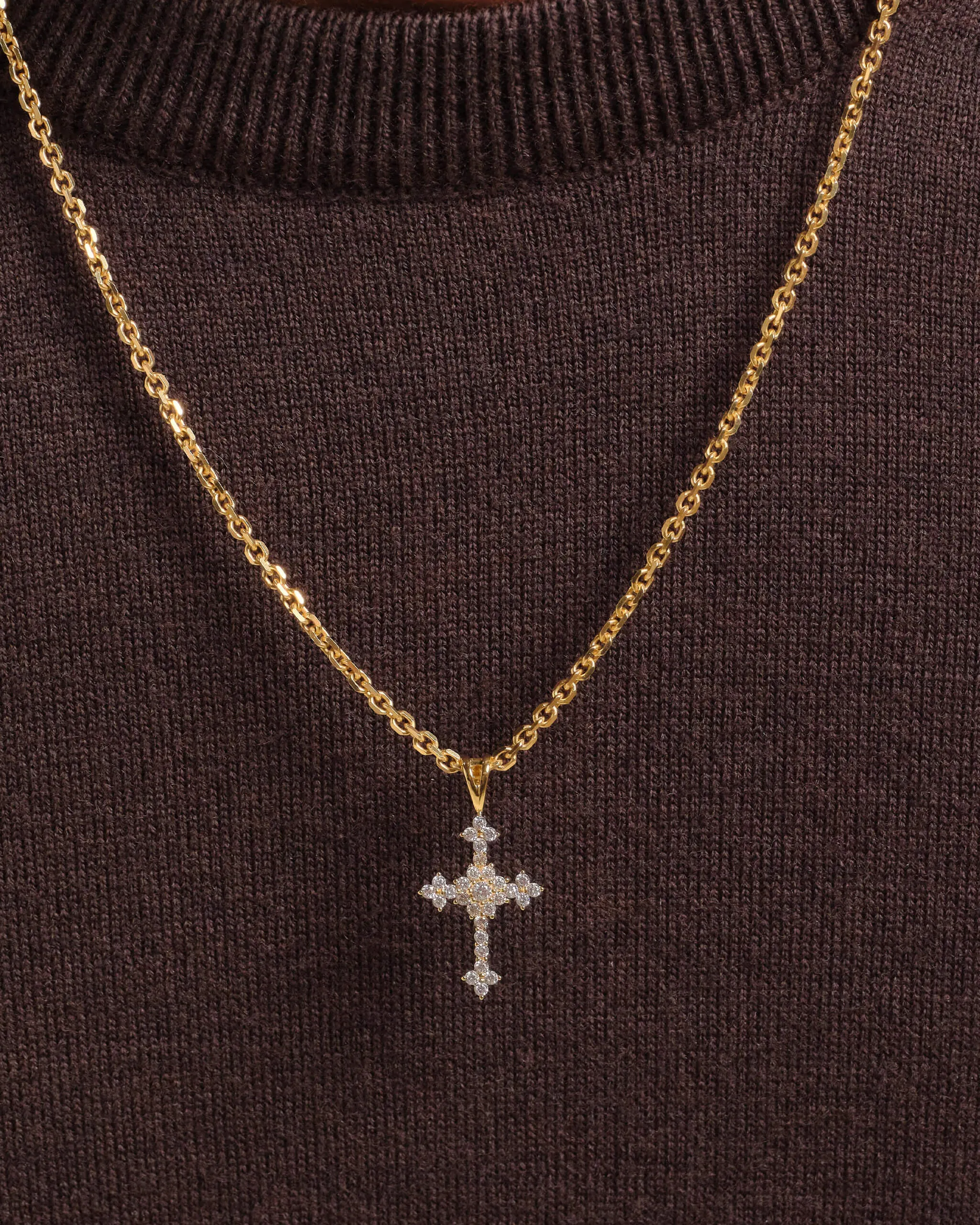 Pavé Cross Pendant