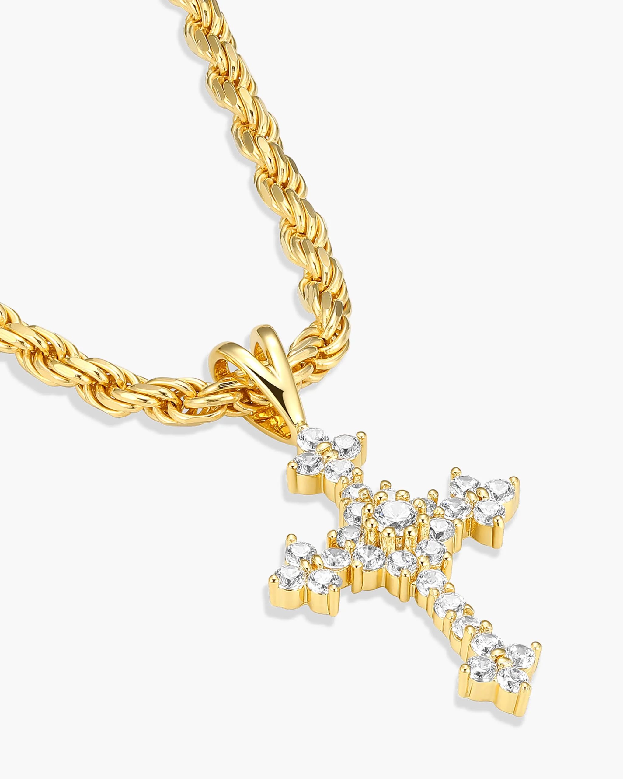 Pavé Cross Pendant
