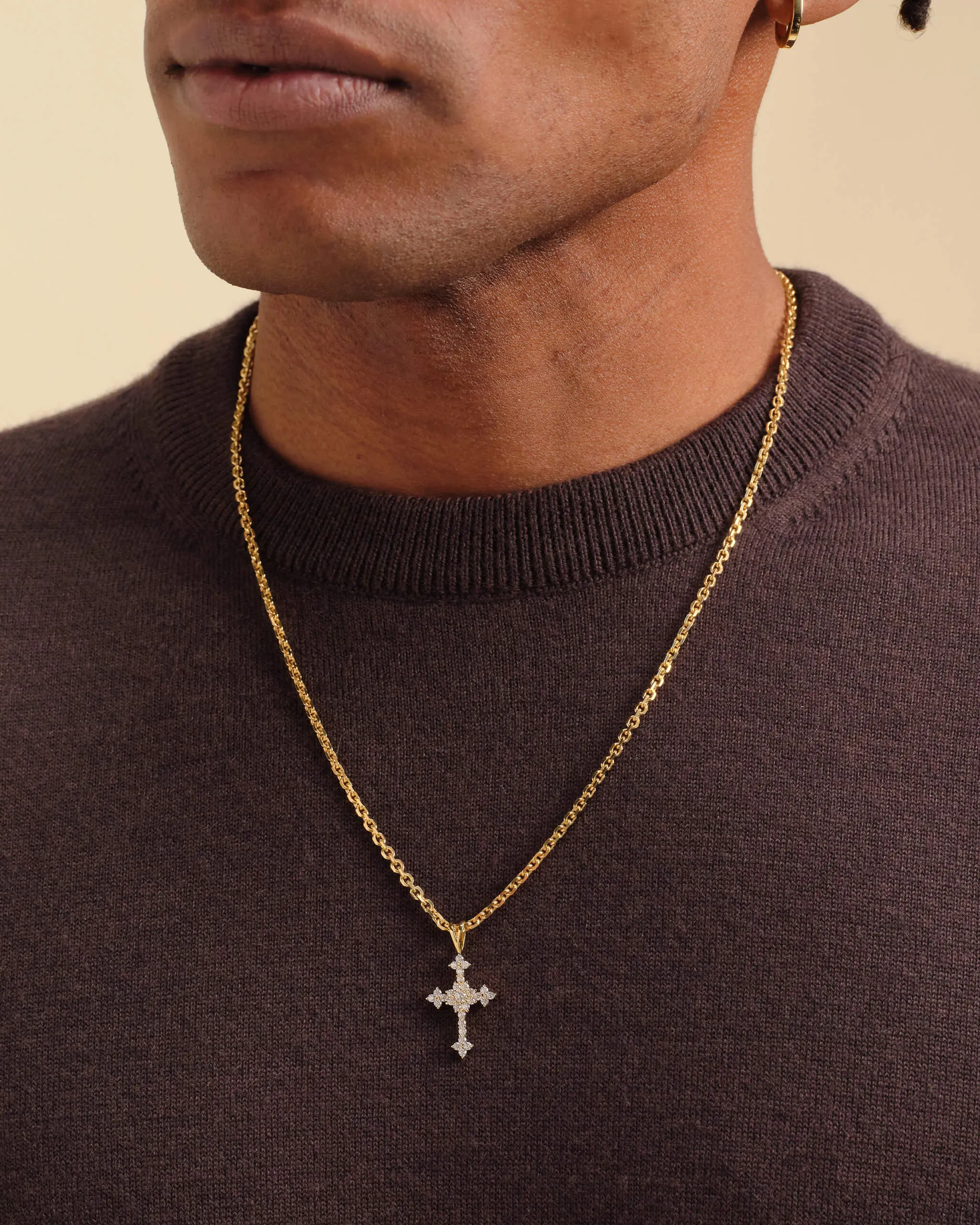 Pavé Cross Pendant