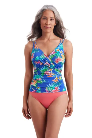 Penbrooke Tropical Tendencies Crossover Tankini