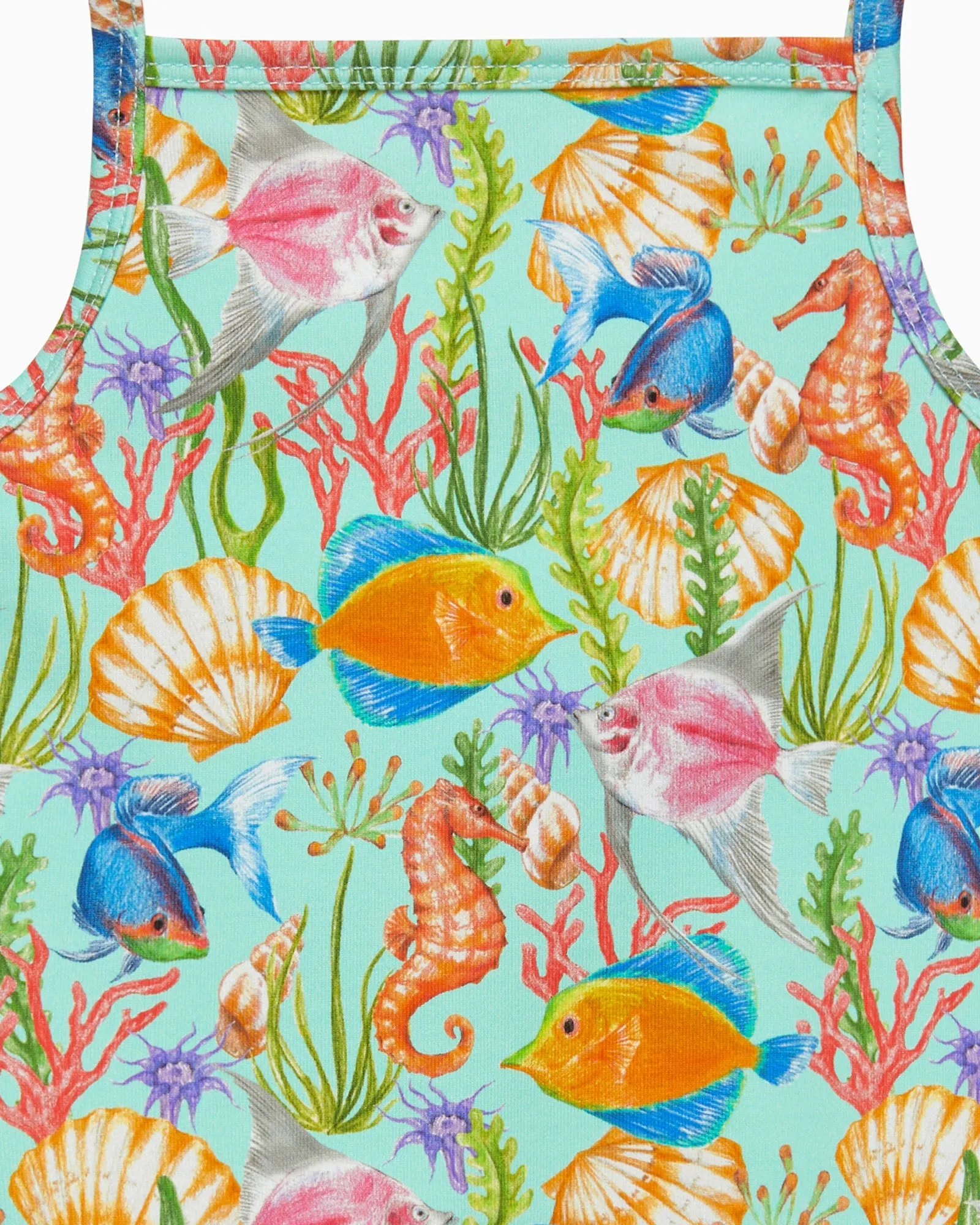Peplum Swimsuit in Tropical