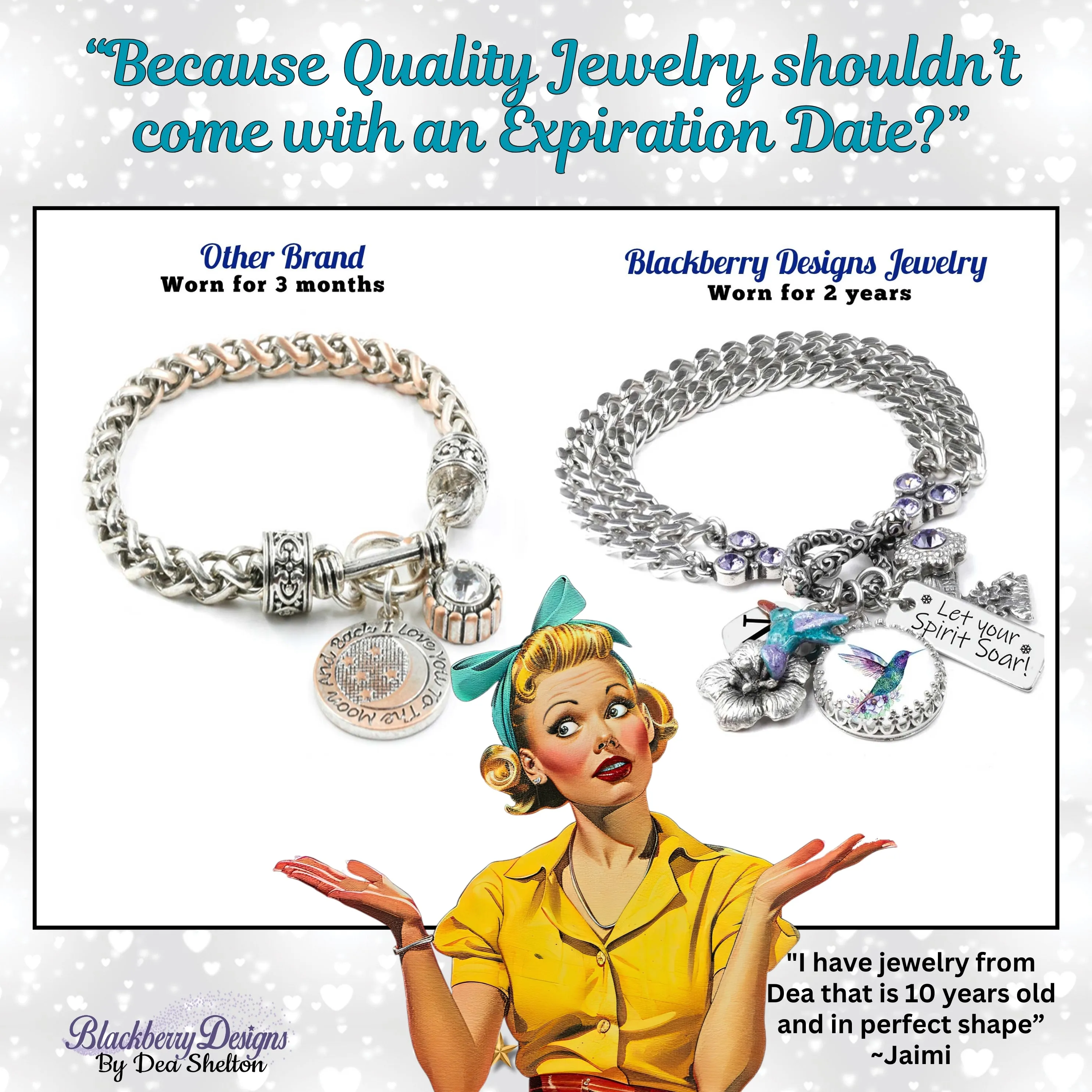 Personalized State Trooper Charm Bracelet