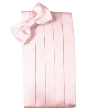 Pink Luxury Satin Cummerbund