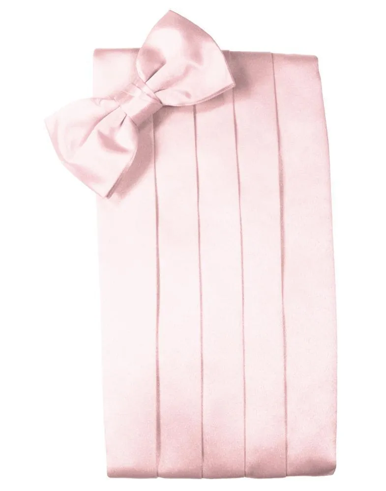 Pink Luxury Satin Cummerbund
