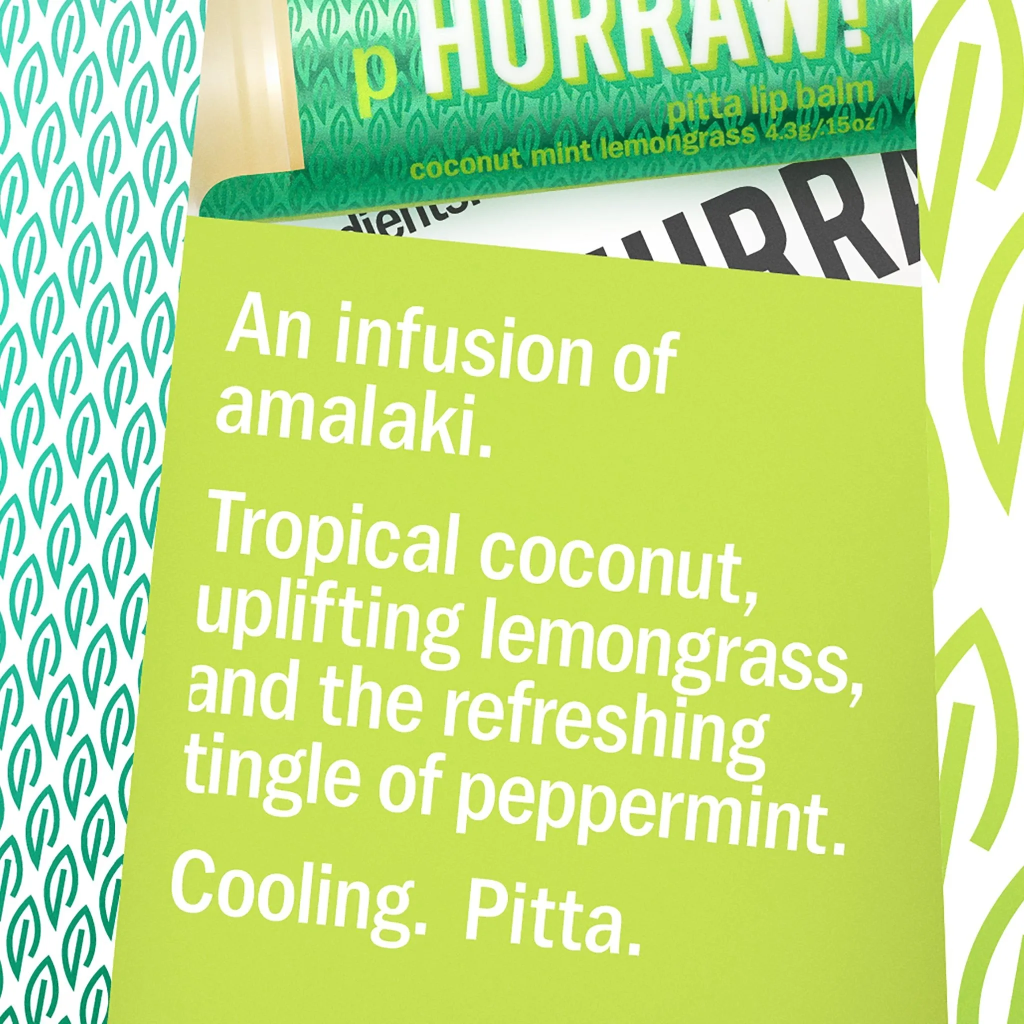 Pitta Lip Balm | Coconut, Mint & Lemongrass
