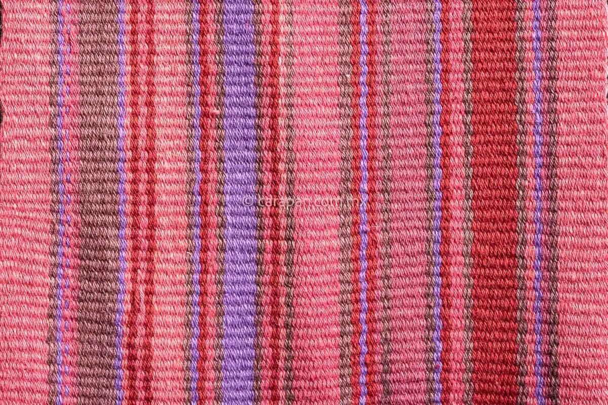 Purepecha Striped Indigenous Textile Belt Runner in Pink