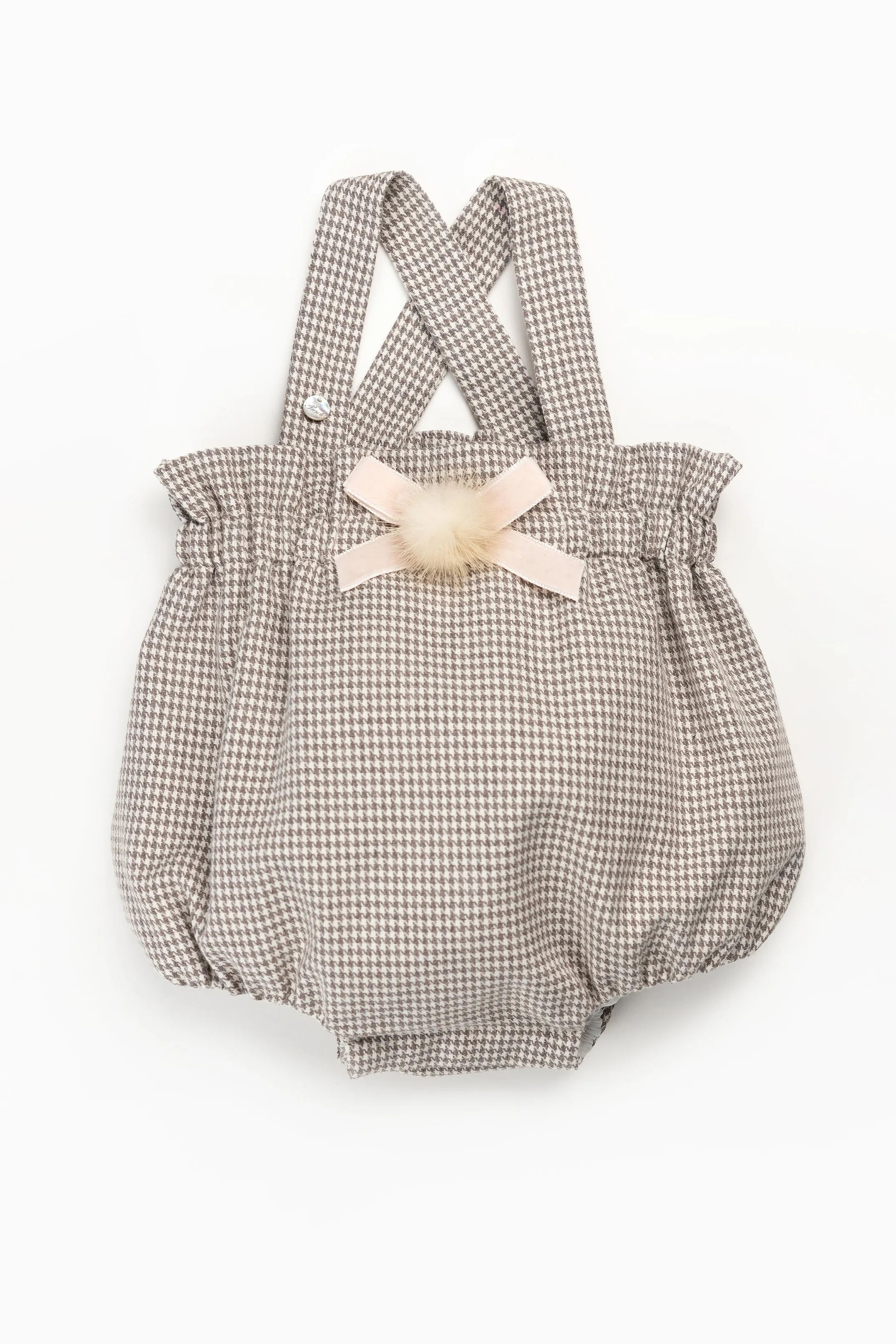 "Blythe" Brown Houndstooth Shortie