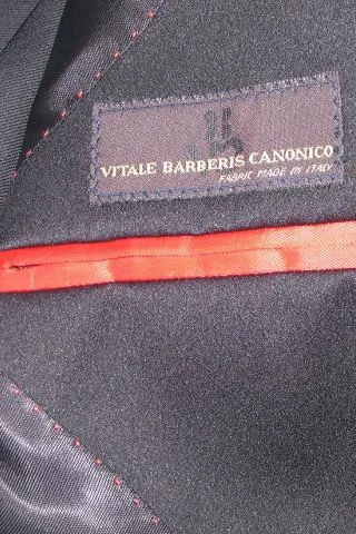 "Vitale Barberis" Black 2-Button Notch Tuxedo (2-Piece Set)