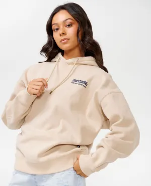 RIP CURL SURF PUFF HERITAGE HOOD - NATURAL