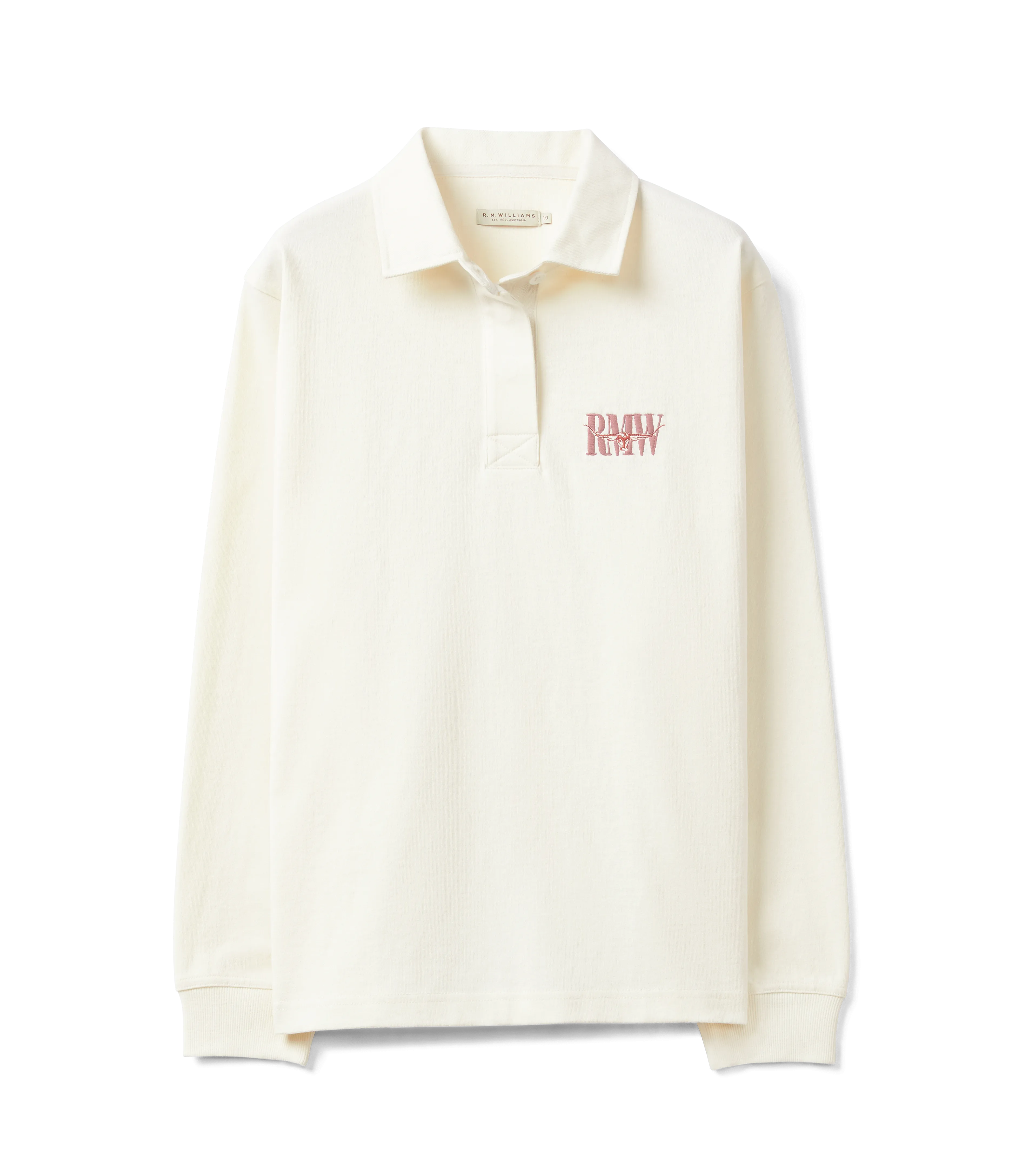 R.M. Williams Narran Rugby - Off White