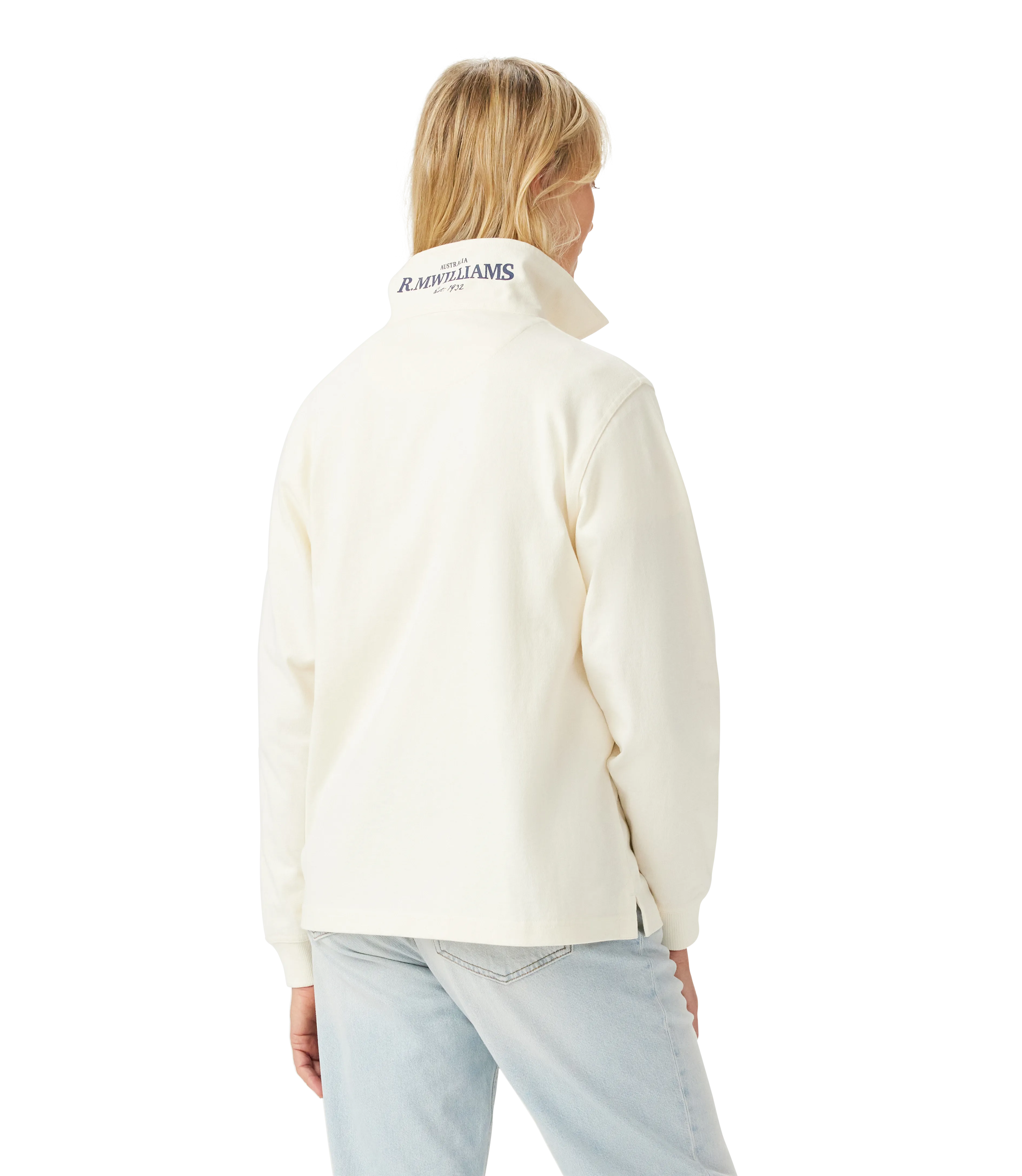 R.M. Williams Narran Rugby - Off White
