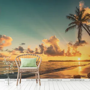 Romantic Sunset Wallpaper Mural