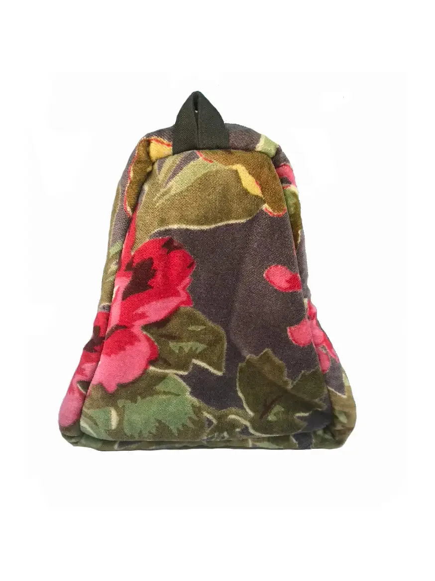 Rome Velvet Pouch Tulips Beet