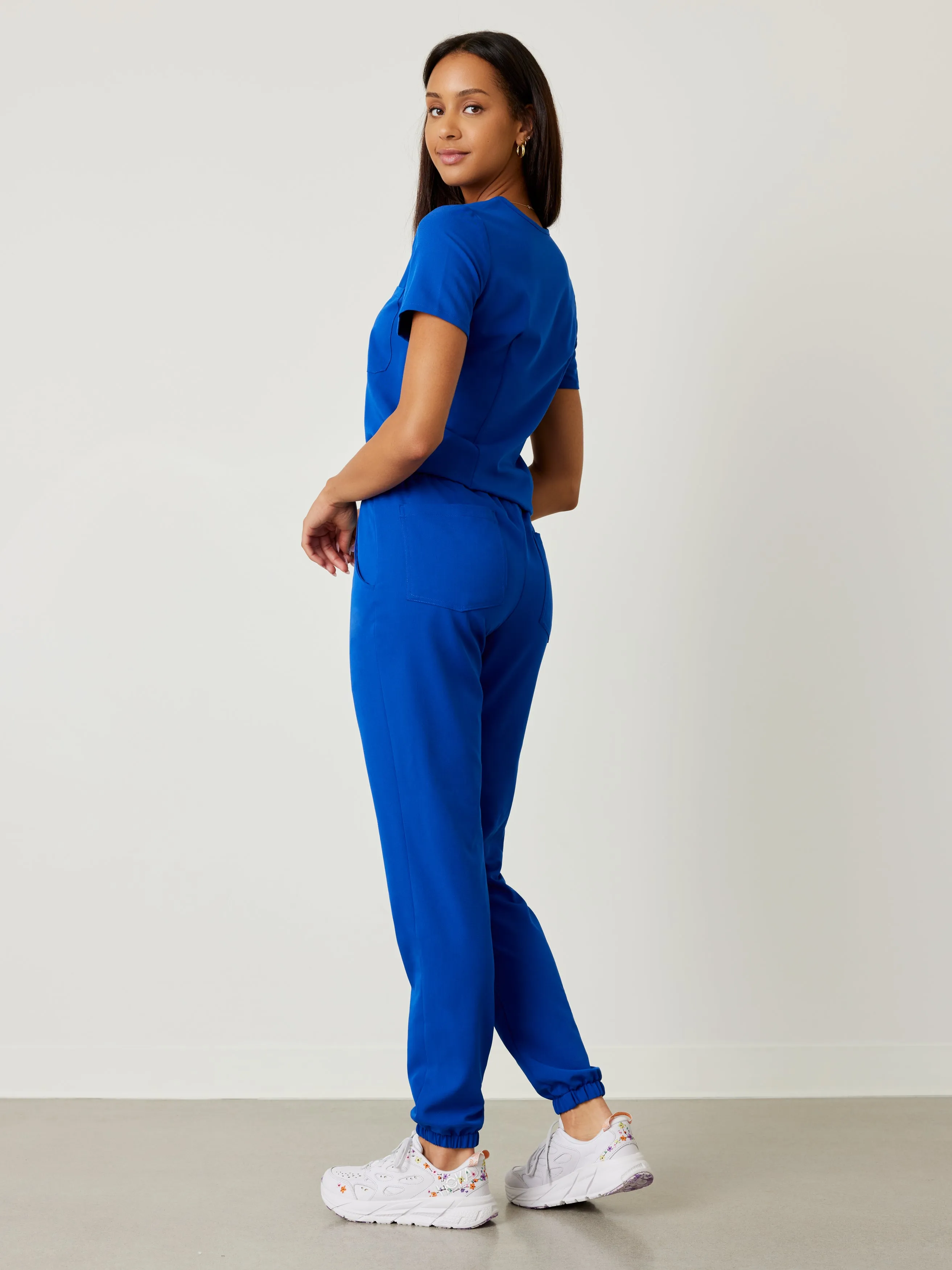 ROSIE RE-GARDE™ - BLEU ROYAL - Jogger Scrub Pants - FINAL SALE||ROSIE RE-GARDE™ - BLEU ROYAL - Pantalon Jogger - VENTE FINALE