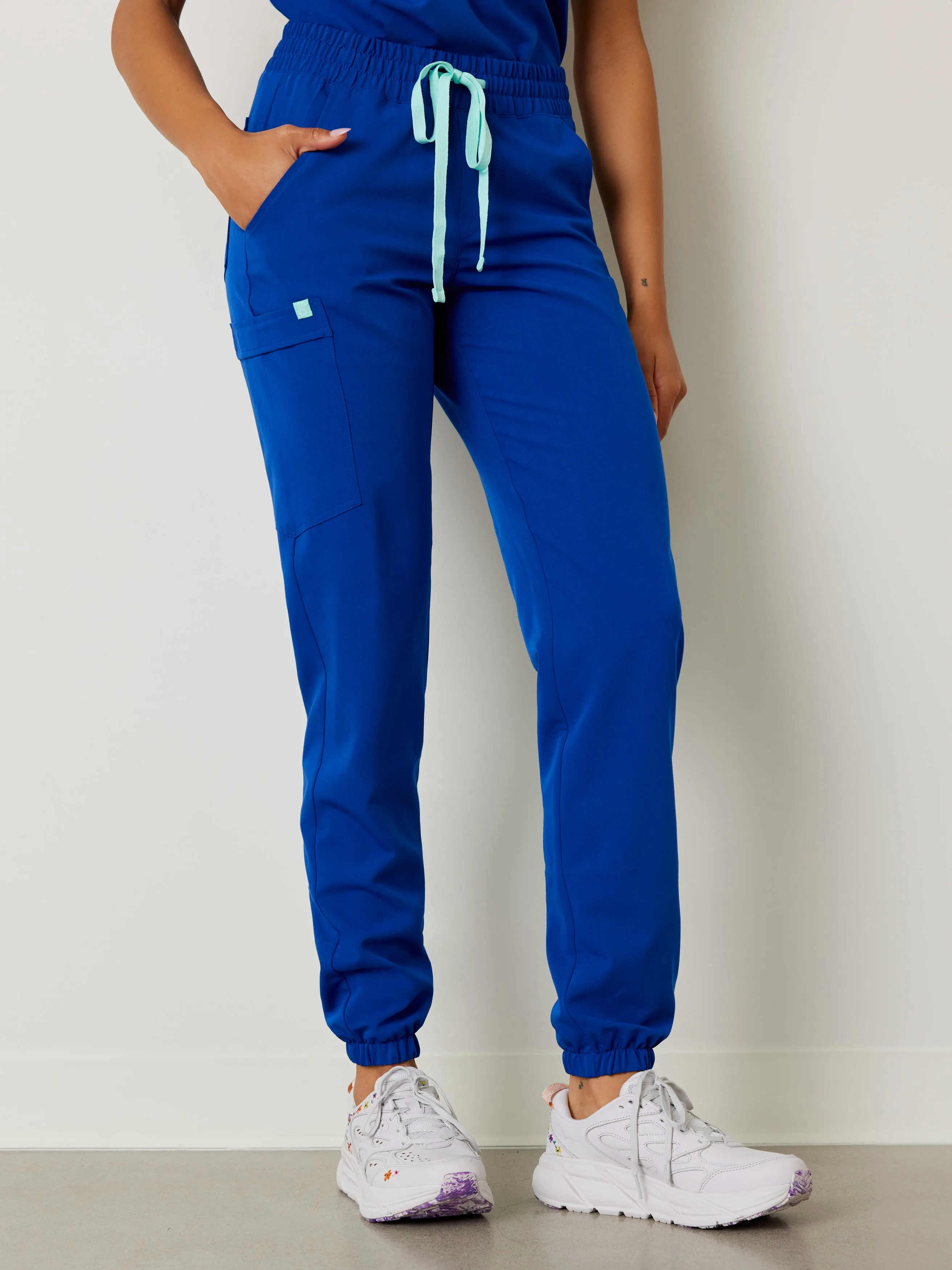 ROSIE RE-GARDE™ - BLEU ROYAL - Jogger Scrub Pants - FINAL SALE||ROSIE RE-GARDE™ - BLEU ROYAL - Pantalon Jogger - VENTE FINALE