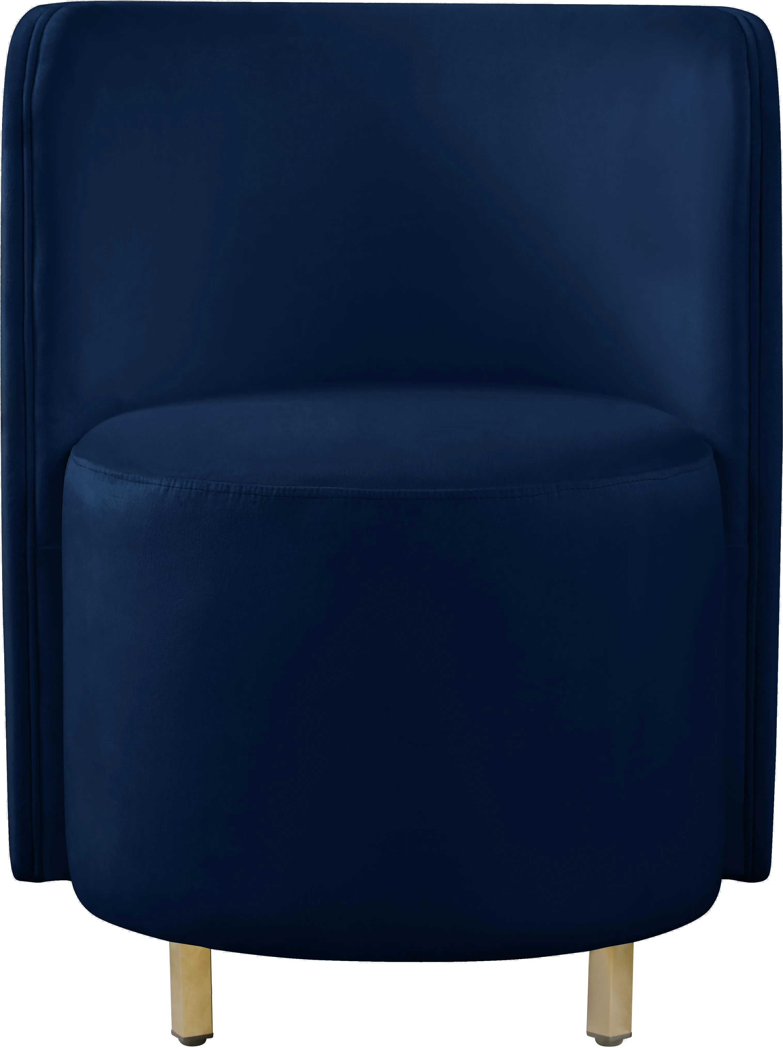 Rotunda Navy Velvet Accent Chair