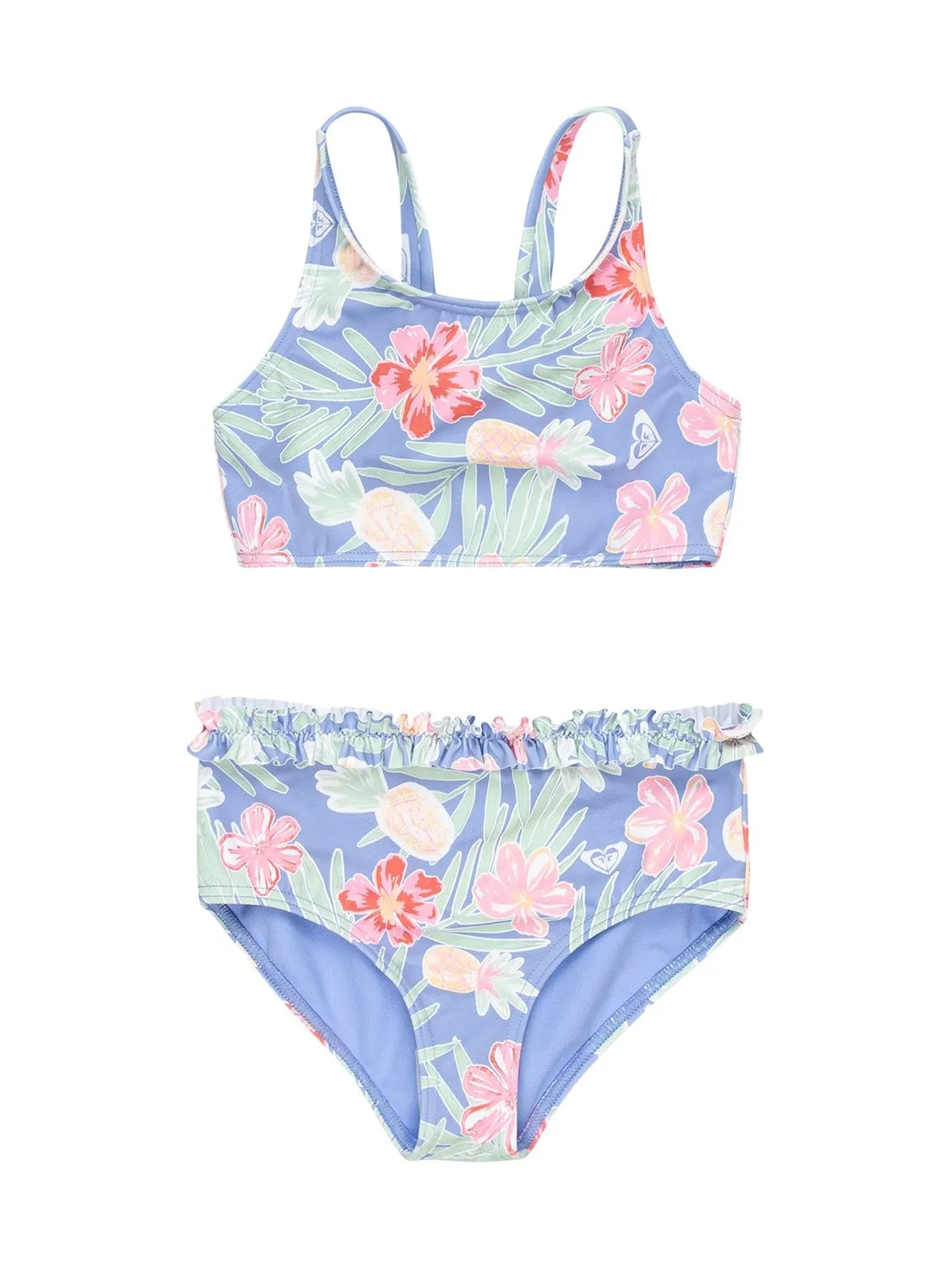 Roxy Pre-Girls Tropical Story Crop Top Set