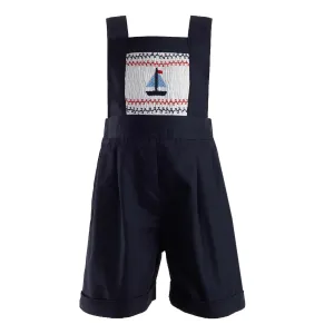 Sailboat Smocked Dungarees