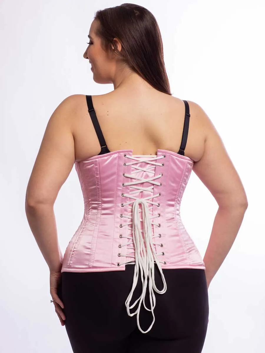 Satin Hourglass Curve Longline Underbust Corset : CS-426