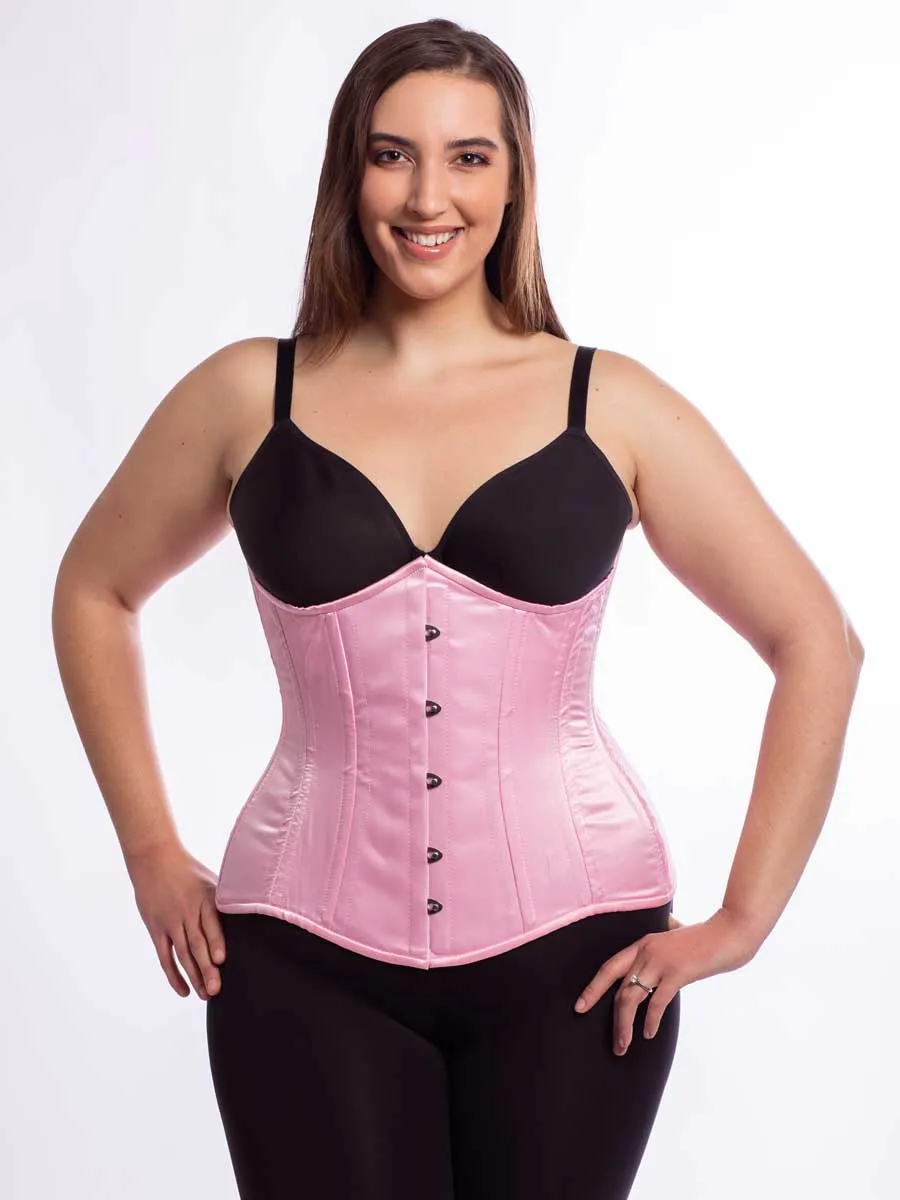 Satin Hourglass Curve Longline Underbust Corset : CS-426