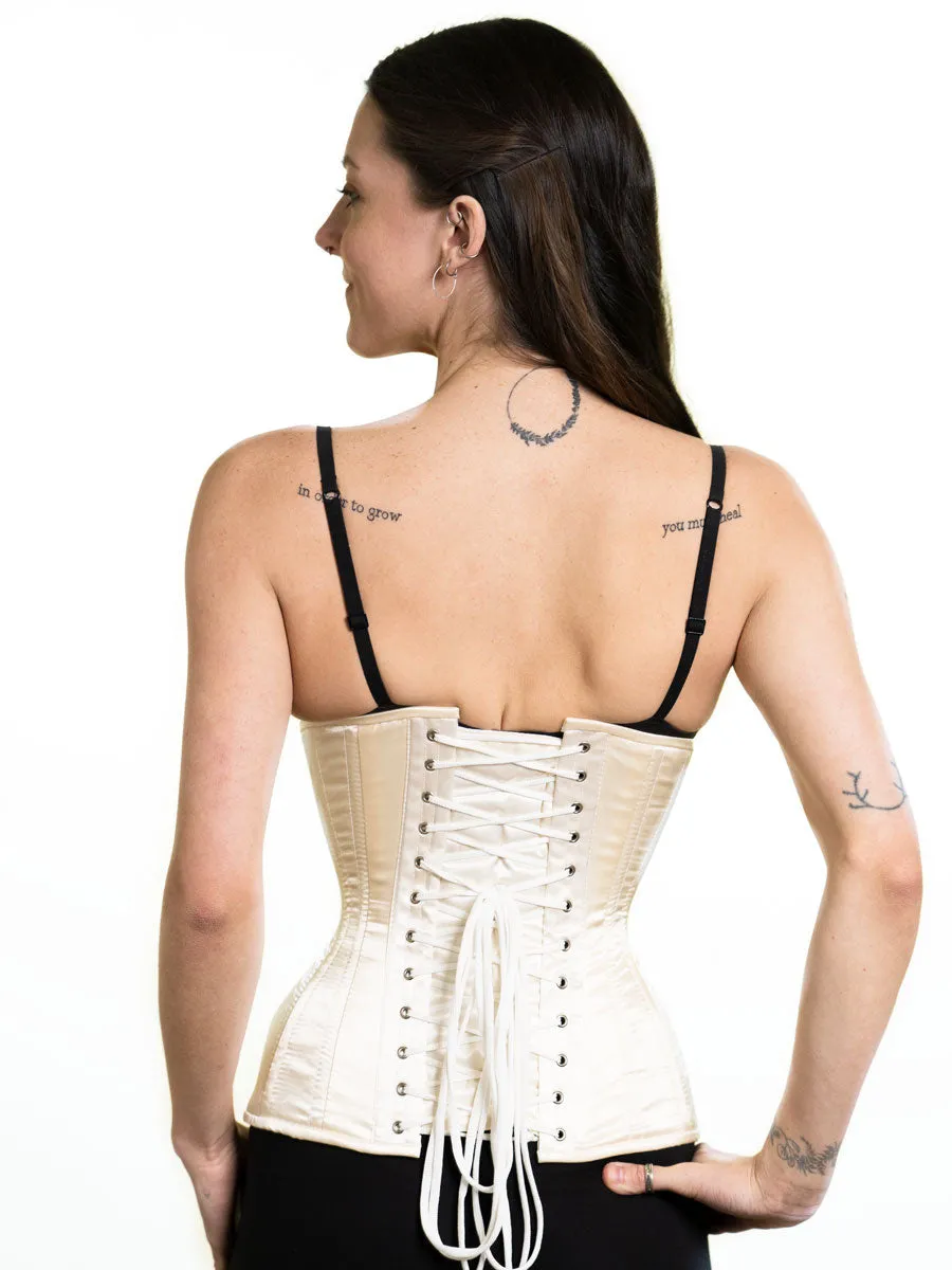 Satin Hourglass Curve Longline Underbust Corset : CS-426