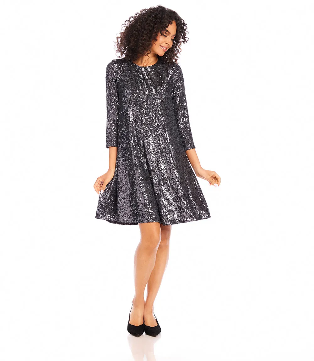 Sequin Swing Dress