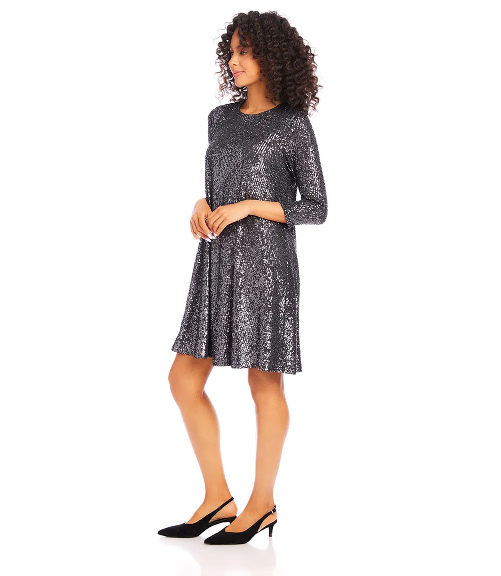 Sequin Swing Dress
