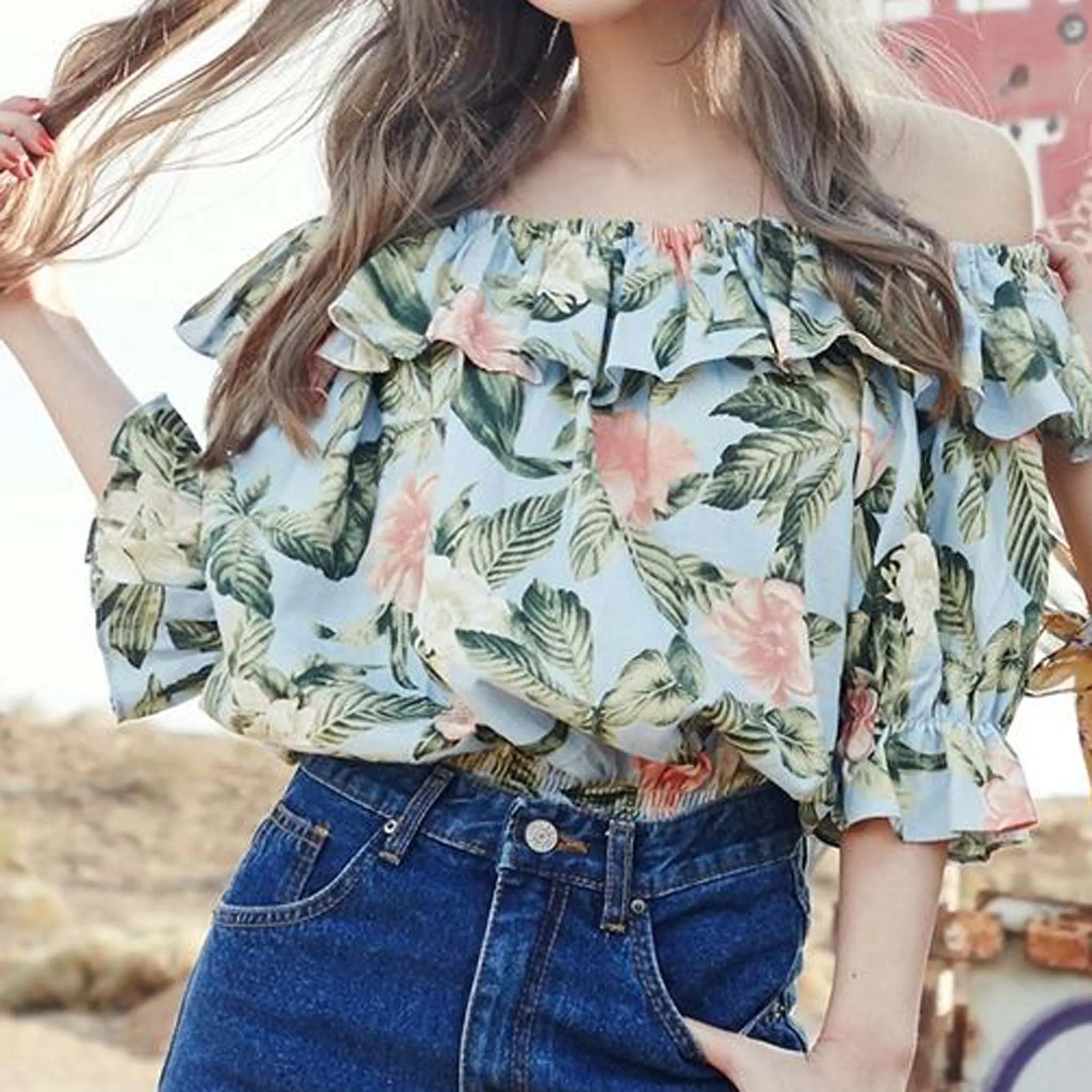 Shades of Blue Top
